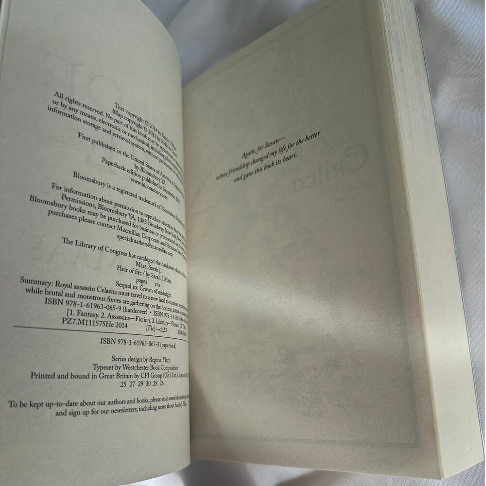 Heir Of Fire By Sarah J. Maas Throne Of Glass Oop Paperback - Picture 7 of 7